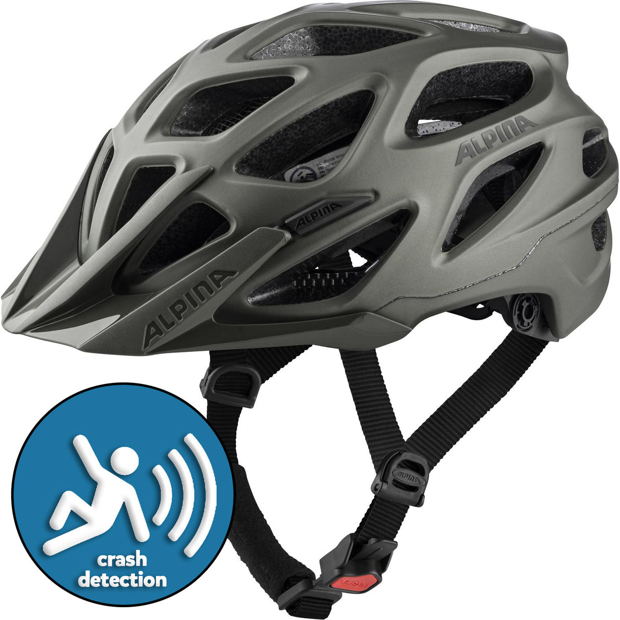 Olympische Sportbekleidung Alpina Sport MTB Helm Mythos 3.0 Tcsen 52-57 Mat Grey