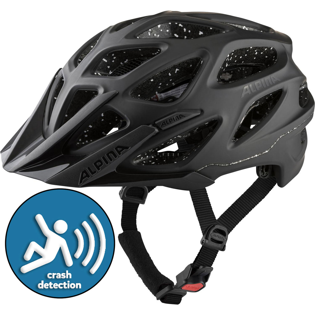 Olympische Sportbekleidung Alpina Sport MTB Helm Mythos 3.0 Tcsen 57-62 MAT Schwarz