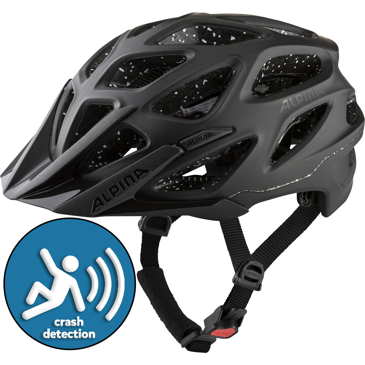 Olympische Sportbekleidung Alpina Sport MTB Helm Mythos 3.0 Tcsen 59-64 Mat Black