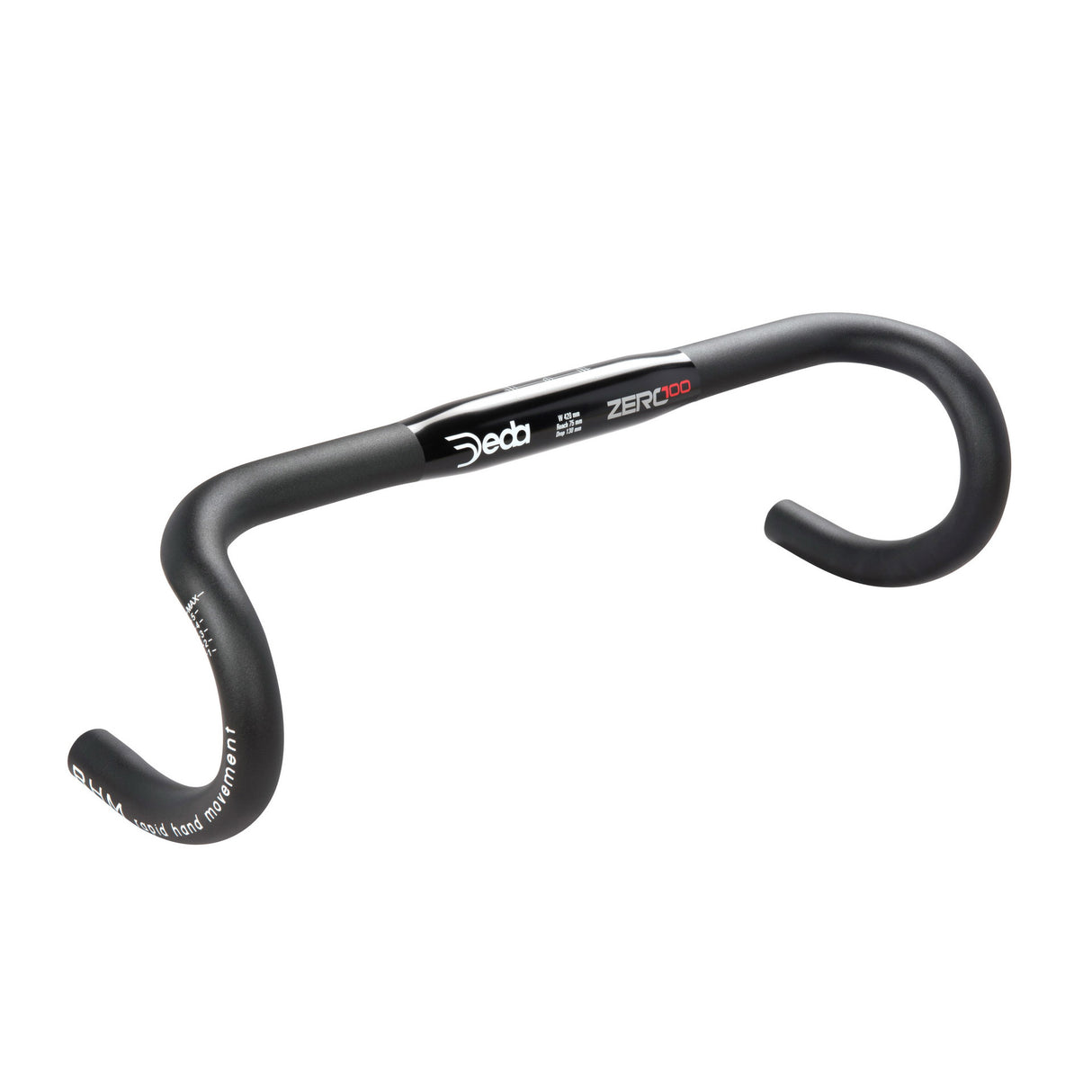 Staring Bend Zero100 RHM 44 cm in alluminio nero