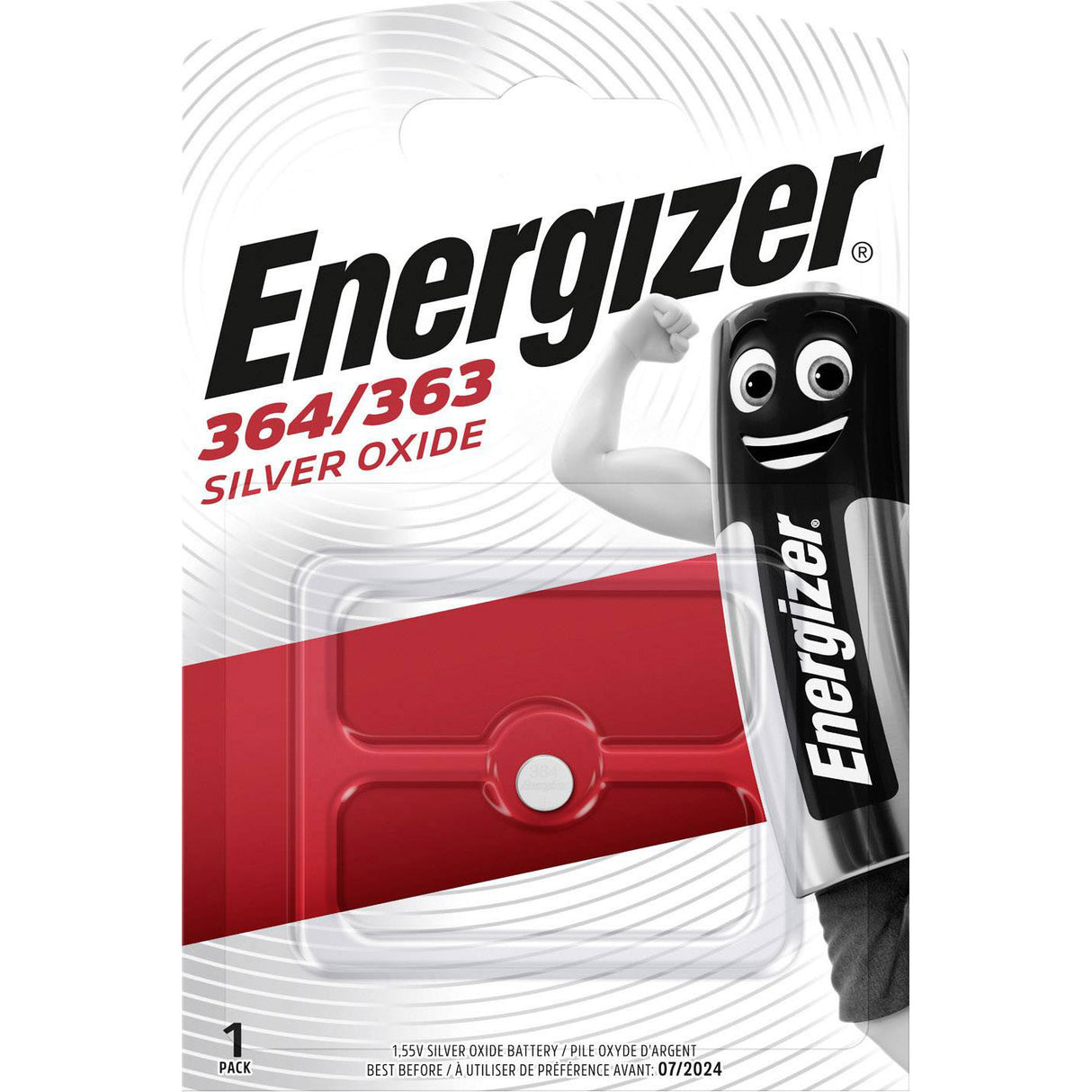 Enerdis Energizer SR60 SR621 SW 1.55V button cell 364 363 Blister