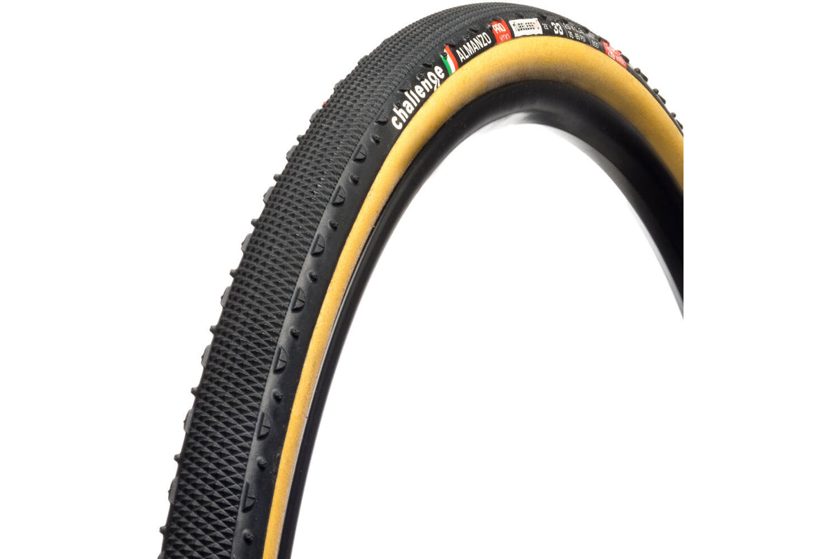 Výzva Almanzo Pro bez trubku Tubular 700x36C Černá hnědá
