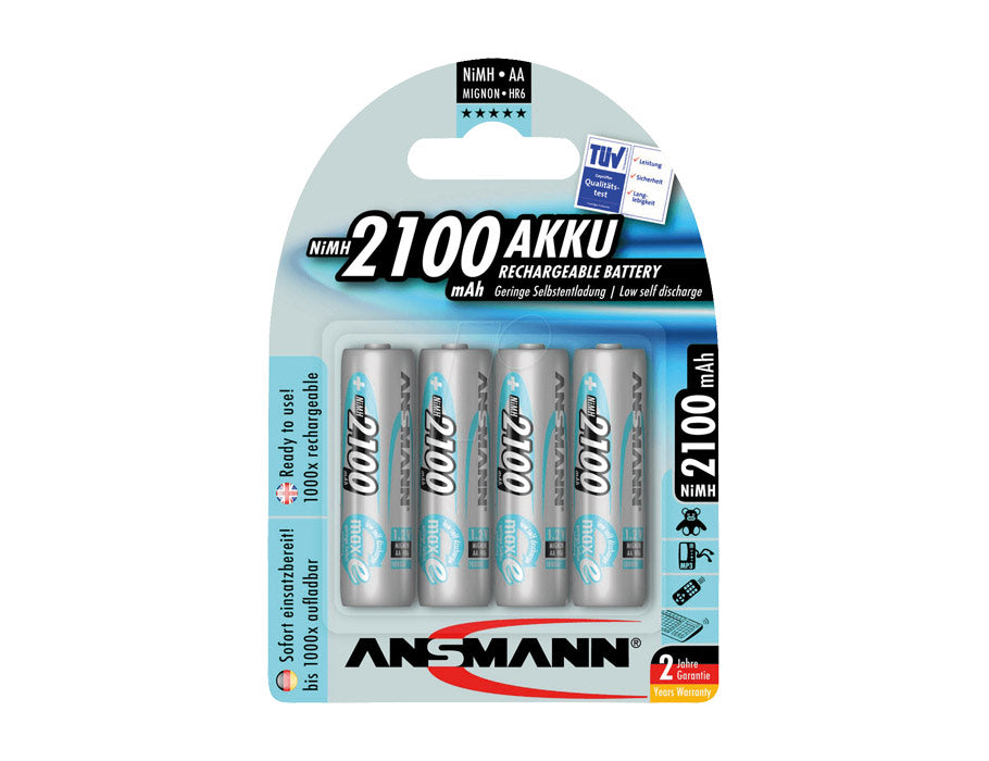 Ansmann baterie nimh baterie mignon aa 2100 mAh 4 kusy