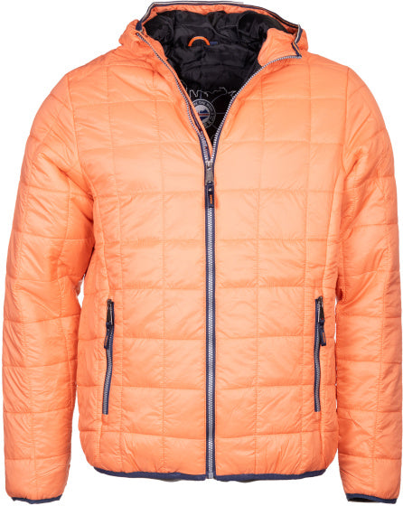 Arbaer Aaron gepolsterte Jacke Herrenkorallenorange Größe xxl