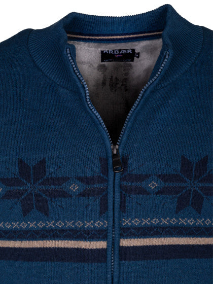 Arbaer anthoine norvegese maglione uomini scuri size xl