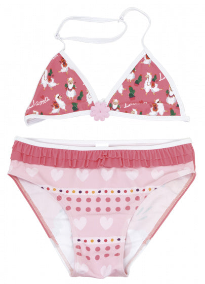 Arditex Bikini Llama Triangle Girls Polyester Pink Size 14 Years