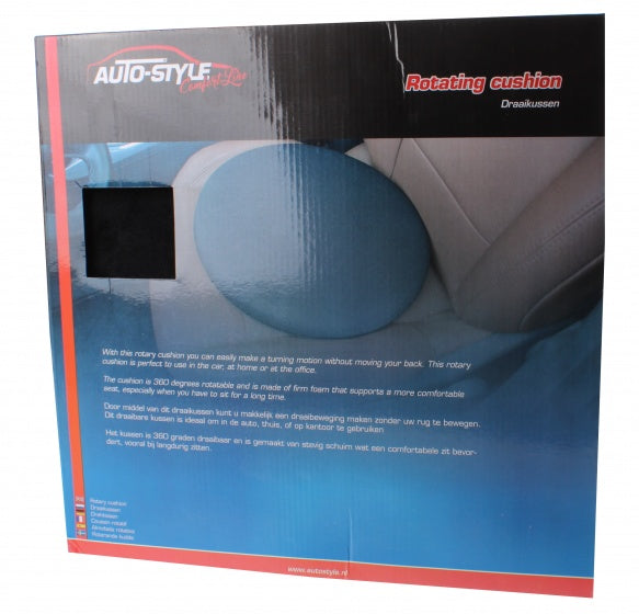 Autostyle dréit Cushon Cortiver Board 39 cm Polyester schwaarz