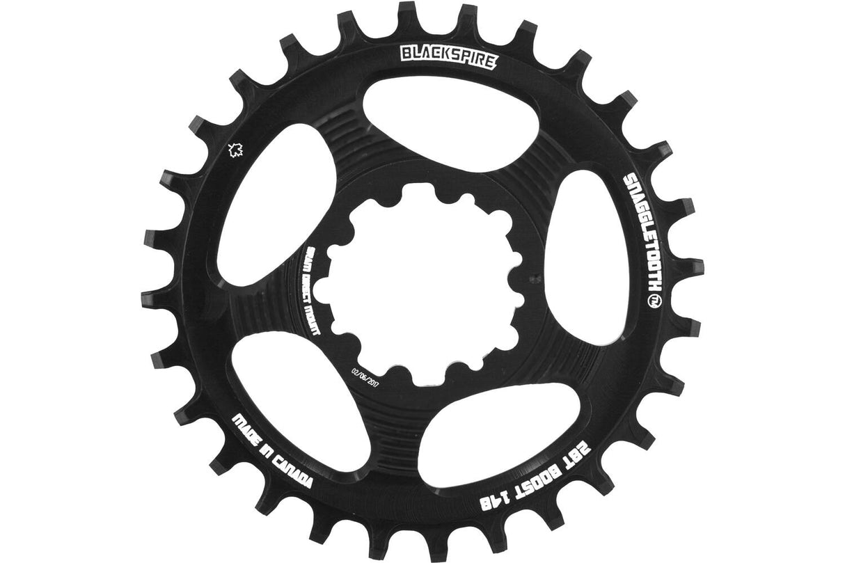 BlackSpire Chaining Leaf Snaggletooth SRAM spline 28 3mm offset Boost