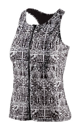 Beco Tanktop Bastuit Ladies Polyamid Schwarzweiß D-Cup Größe 36