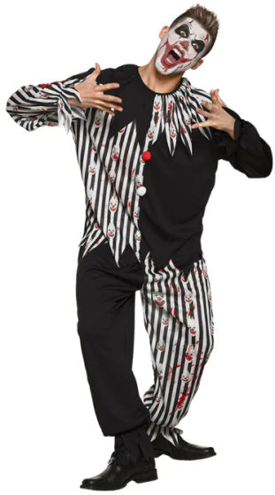Costume de clown sanglant de Boland Unisexe noir et blanc Taille 58 60 (xxl)