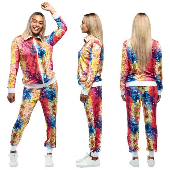Boland Disco Babe Track -Suit Ladies Multicolor size M