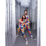 Boland Disco Babe Track -Suit Ladies Multicolor size M