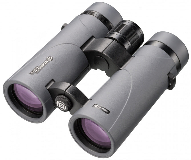 Bresser Pirsch ED 10x42 Binoculars with Fasecoating Gray