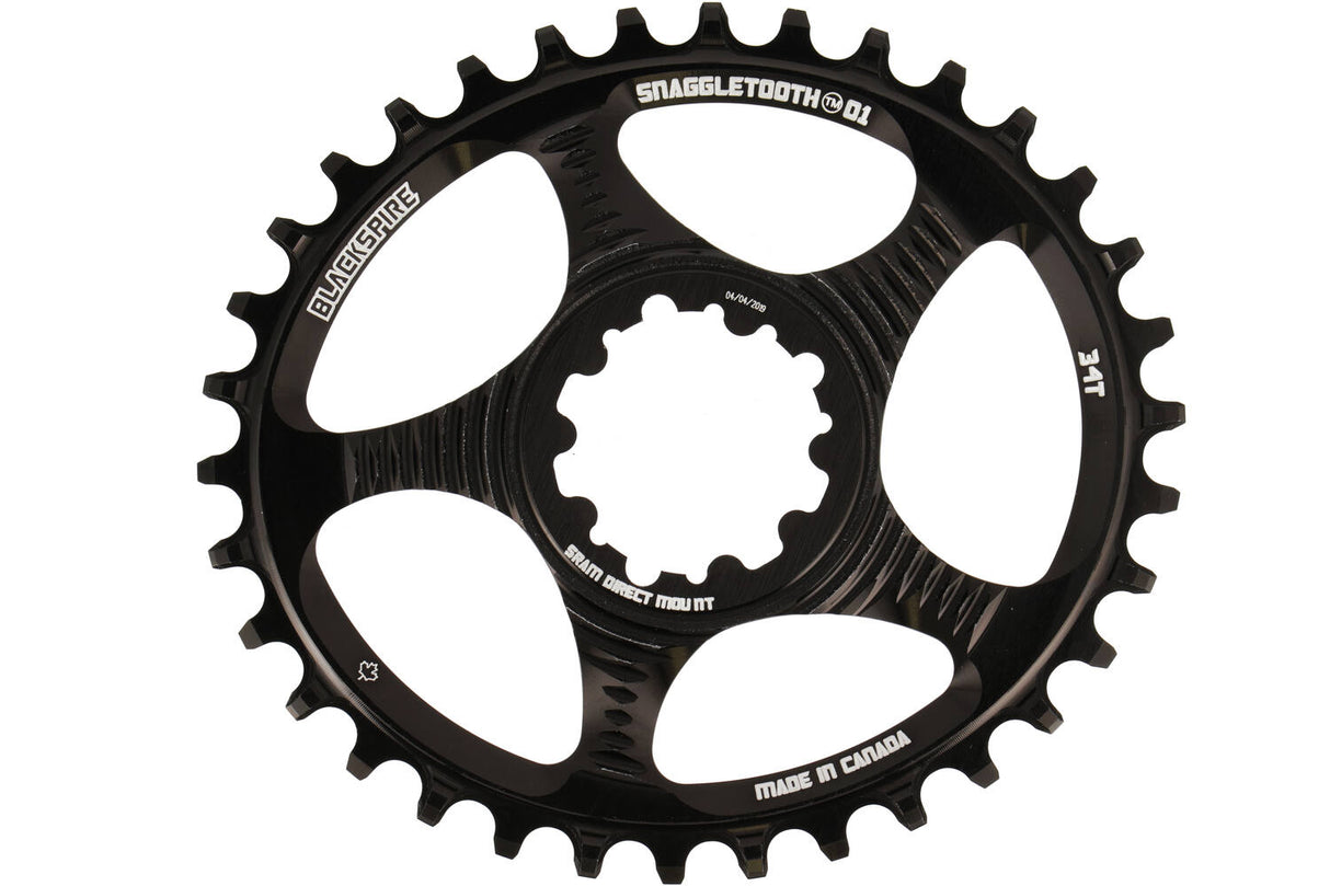 Snaggletooth Oval SRAM spline 34 6mm offset