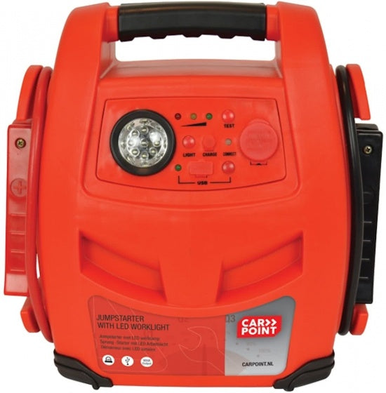 Carpoint Jumpstarter 900A with LED lamp orange
