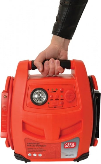 Carpoint Jumpstarter 900A with LED lamp orange