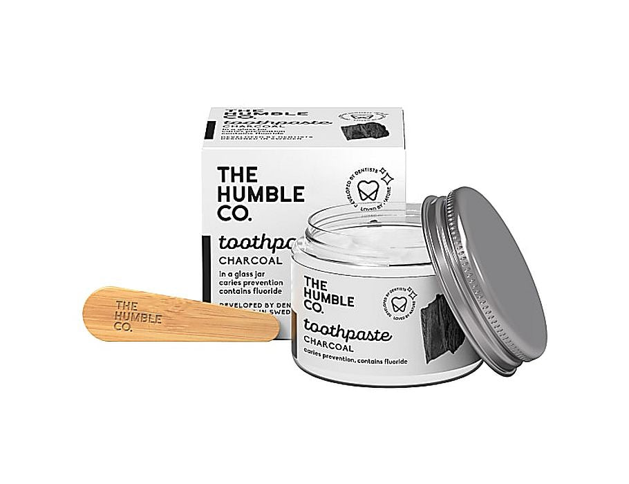 The Humble Co. Carbone a pezzi a zero dentifricio con fluoro 50ml