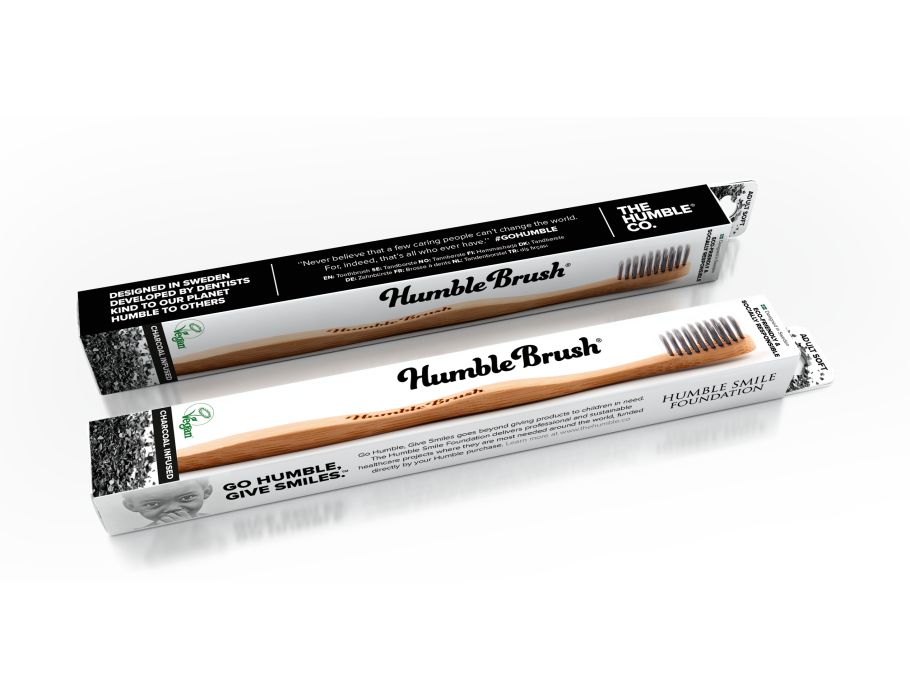 The Humble Co. Toothbrush Bamboo Soft Charcoal