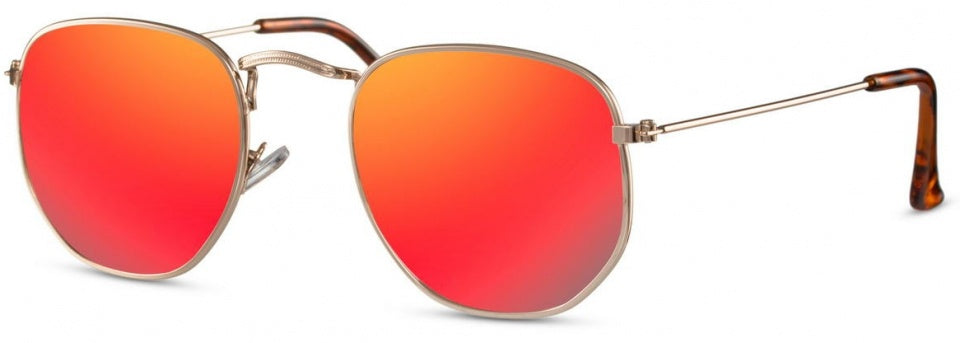 zonnebril unisex goud rood (CWI2413)