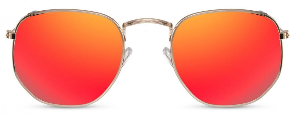 zonnebril unisex goud rood (CWI2413)