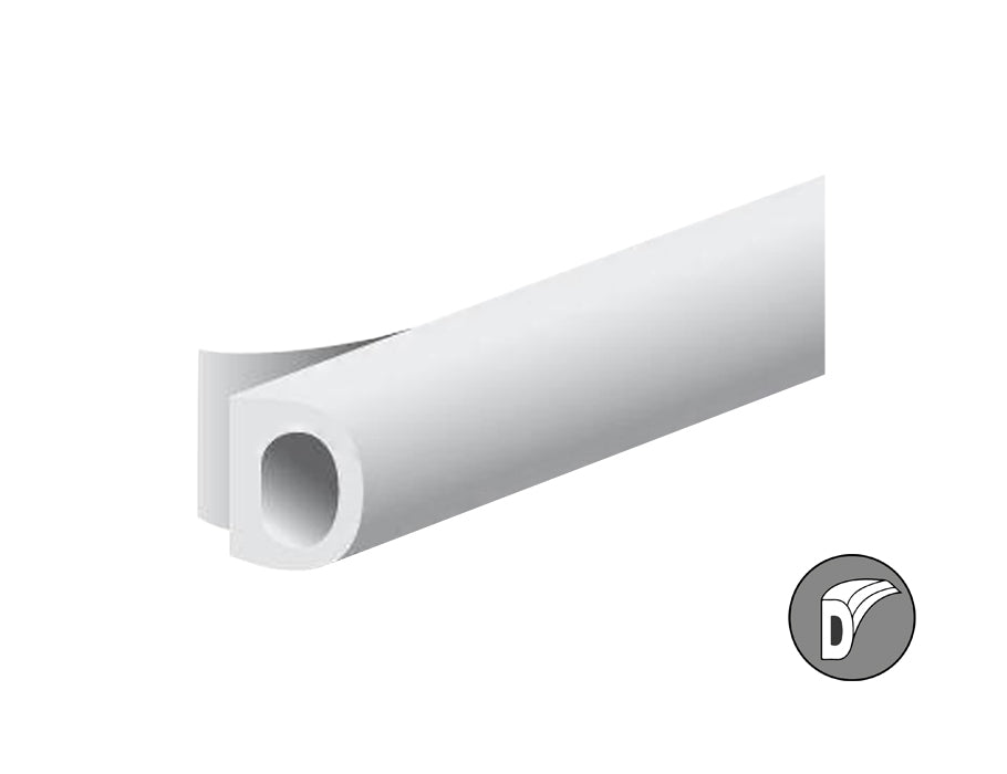 Ellen Draft Band D-Profil weiß 8x6mm 7,5 m