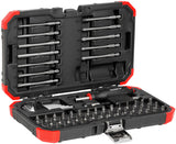 Gedore Red Bitset med bit skruetrækker og Allen Keys 67-stykke