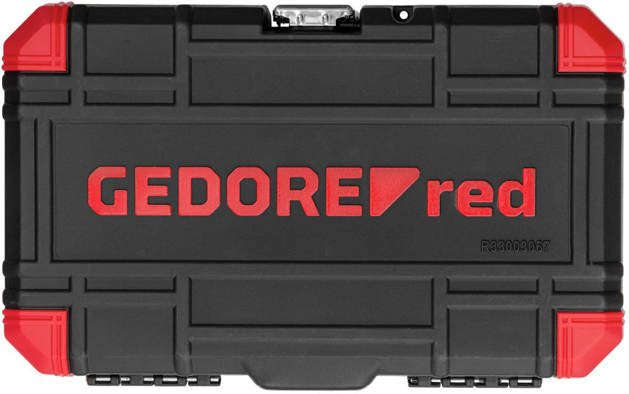 Gedore Red Bitset med bit skruetrækker og Allen Keys 67-stykke