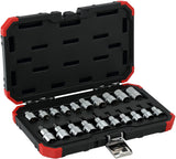 Gedore Red Dops Set 1 2 tommer TX sølv 20-delt