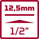 Gedore Red Dops Set 1 2 tommer TX sølv 20-delt