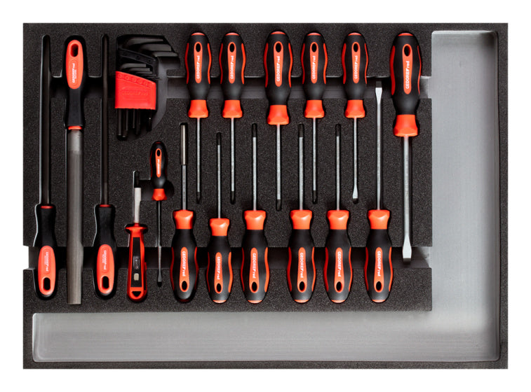 Gedore Red Tool set Screwdrivers and Vijlen 26-piece