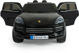 Injusa Porsche Cayenne S Auto per bambini elettrici 12v Nero