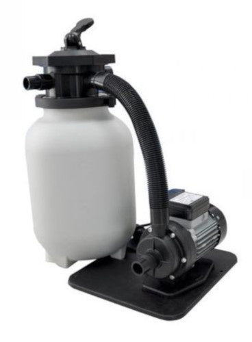 Ensemble de filtre à piscine interline 6 m³ White 450W 8 pièces