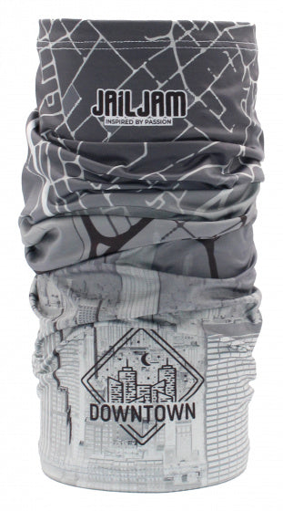 Vězeň jam krku teplejší trubice polyester elastan šedá velikost