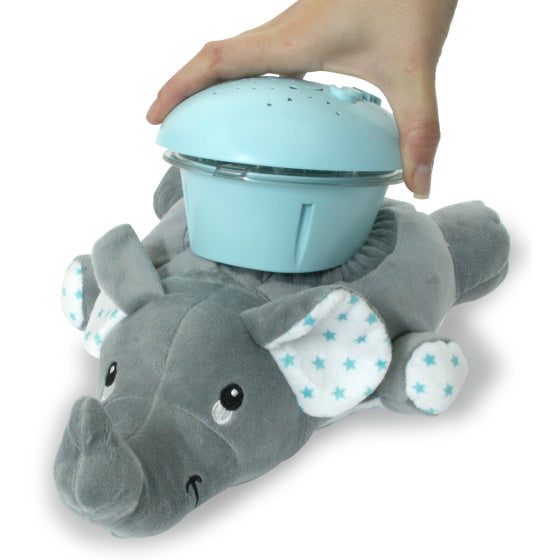 Jamara Dreamy Elephant Night Lamp LED 32 cm šedá modrá