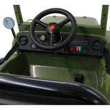 Jamara Willys MB Jeep 12V bateria pojazdów armia zielony