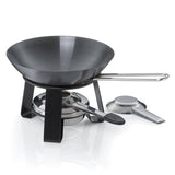 Kela Joy Mini Wok med Rechaud Ø 18 cm sort
