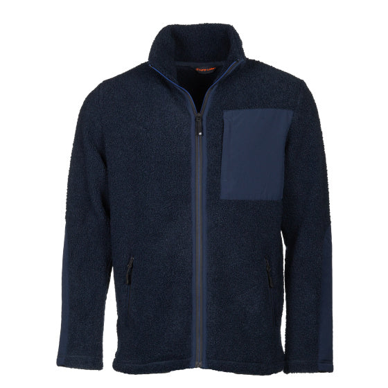 Line line artic sherpa tleece jack men blue taille s
