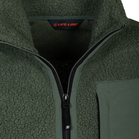 Line line artic sherpa tleece jack jack mascu's green taille s