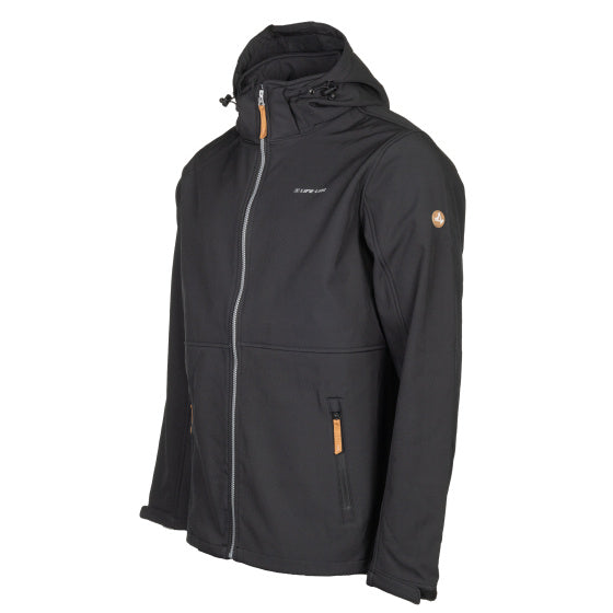 Life Line Kasper Softshell Jacket Men Black Size S