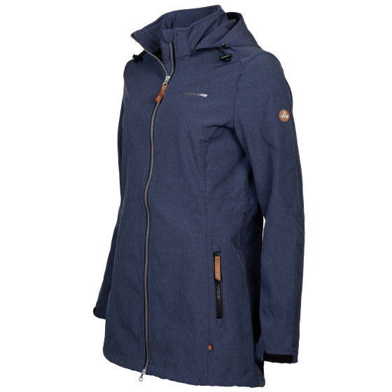 Life Line Kya Softshell Parka Ladies Dark Blue Size 3xl
