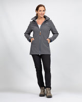 Life Line Kya Softshell Parka Ladies Dark Gray Size XXL