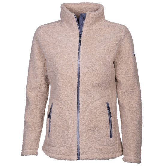Life Line Lorne Sherpa Fleecejas Ladies Beige Size 4XL