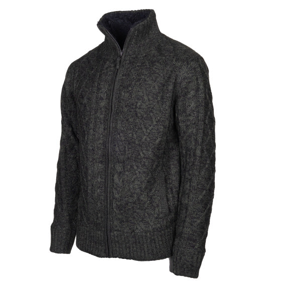 Življenjska linija Morgan 2 Morgan Plete Full Zip Men Green Size XL