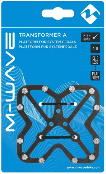 M-Wave Platform for SPD et Look Click pédals noir 2 pièces