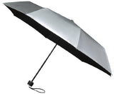 Ombrello pieghevole minimax con apertura manuale Ø 100 cm argento