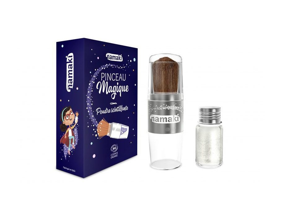 Namaki Silvina para el polvo de brillo infantil