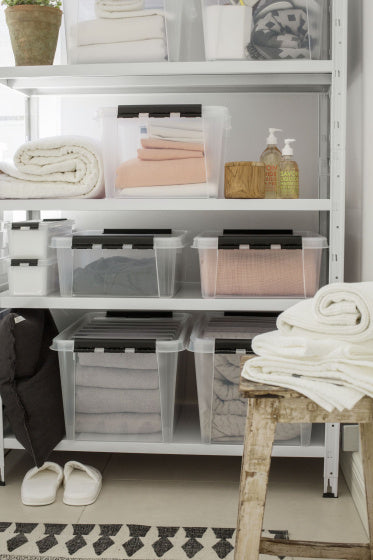 Orthex Smartstore Storage Box trasparente da 21 litri in polipropilene