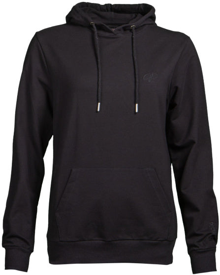 Papillon sudore di cotone con cappuccio di cotone donna nera taglia XL