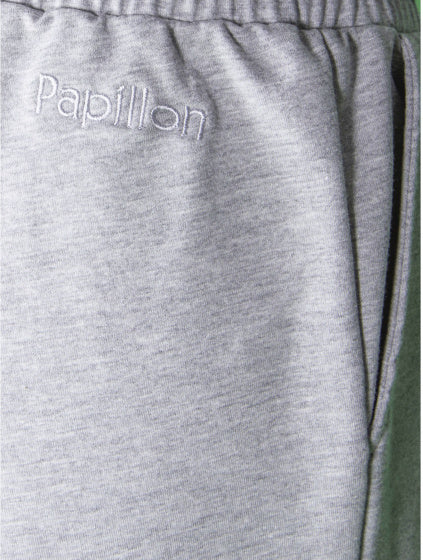Papillon sweat pants cuff ladies gray size l