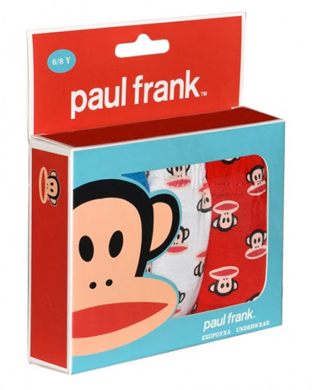 Paul Frank spodnje perilo mladinsko rdeče modre bele barve 3 velikosti 6 8 let